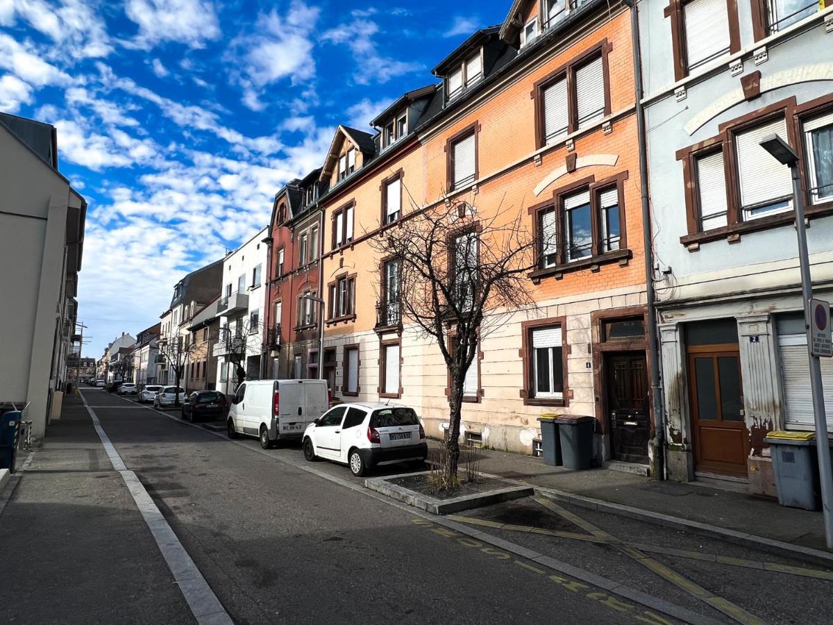 # Le 4 # Tres Beau Appartement T3 Neuf, Tout Confort, Mulhouse Centre Ville Ngoại thất bức ảnh