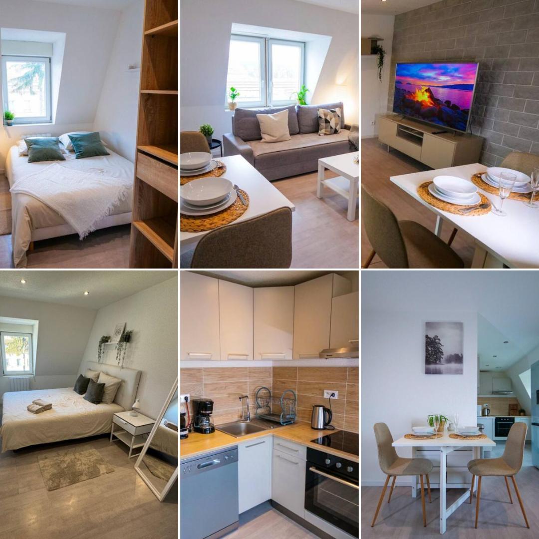 # Le 4 # Tres Beau Appartement T3 Neuf, Tout Confort, Mulhouse Centre Ville Ngoại thất bức ảnh